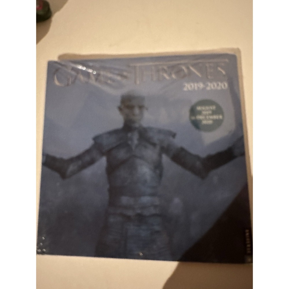 Game of Thrones 2019-2020 17-Month Calendar by HBO New SEALED